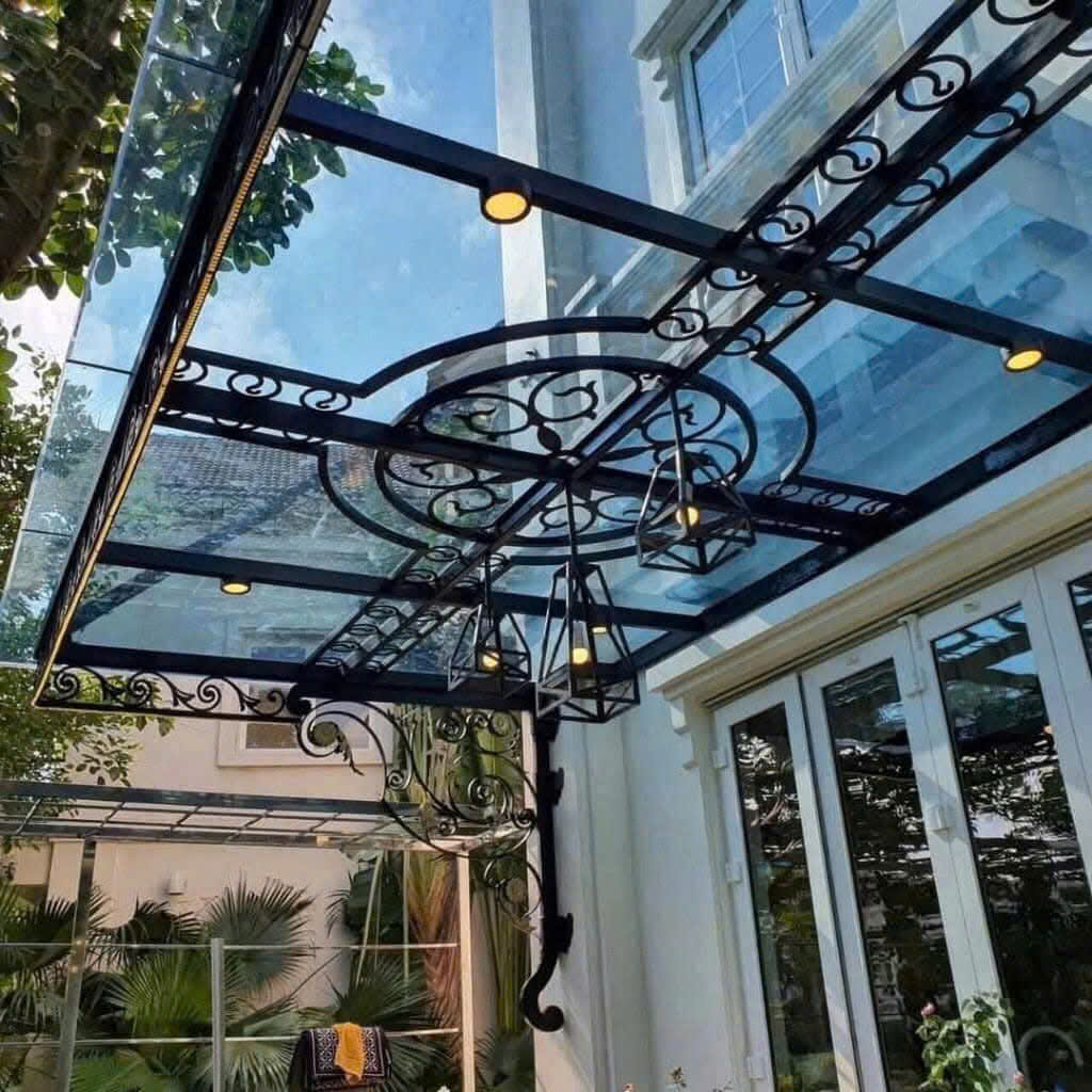 mái chepolycarbonate tại cần giờ mái che polycarbonate