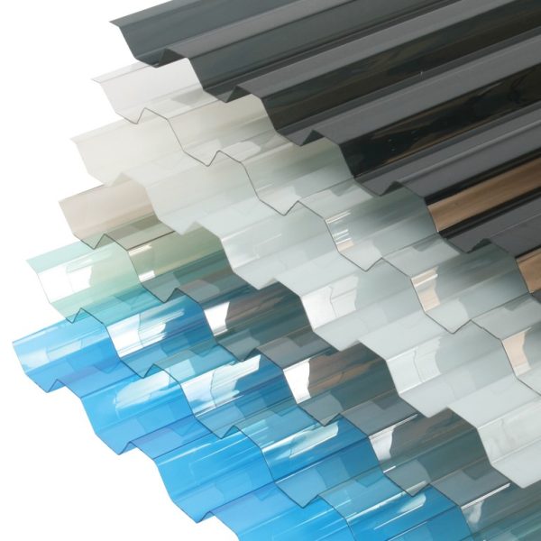 Tôn Nhựa Lấy Sáng 9 Sóng 0.8mm