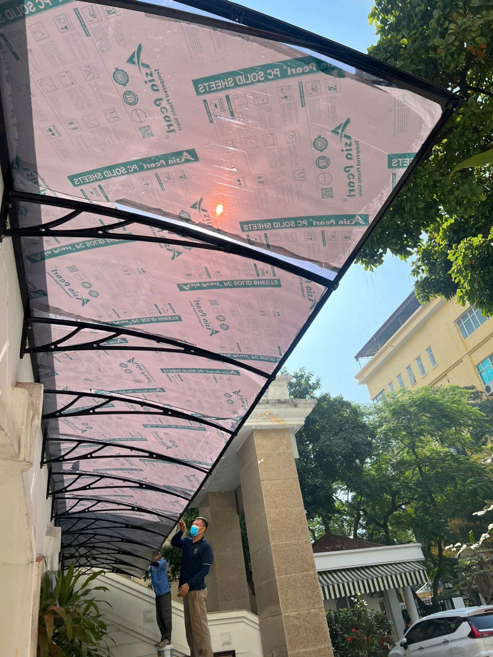 Mái che Canopy khung rộng 0.8m