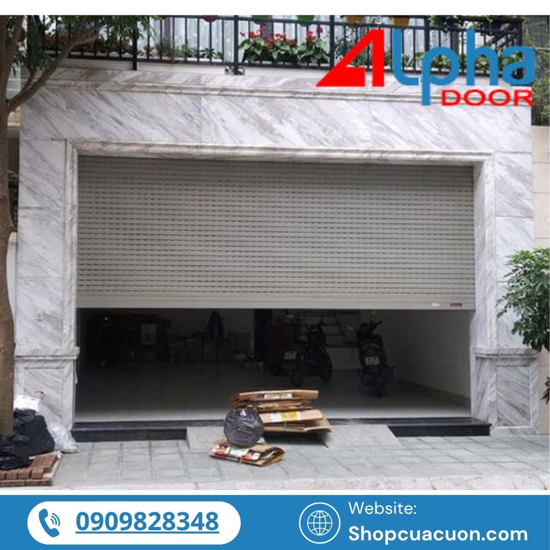 Ưu điểm cửa cuốn tự động tích hợp điều khiển từ xa