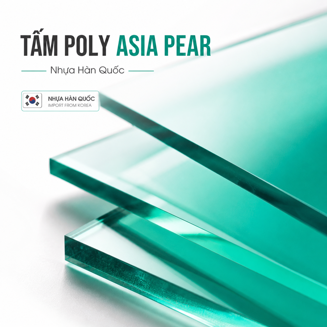 Báo Giá Tấm Poly Đặc Nhựa Hàn Quốc Chính Hãng, Giá Tốt